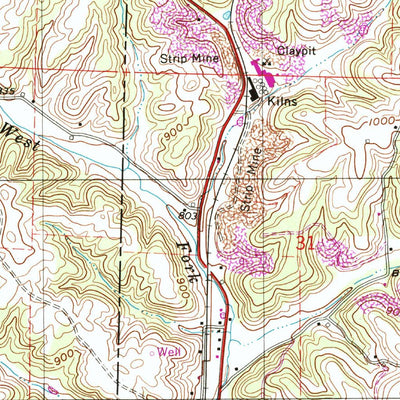 United States Geological Survey Caldwell North, OH (1994, 24000-Scale) digital map