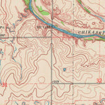 United States Geological Survey Caldwell NW, KS (1971, 24000-Scale) digital map