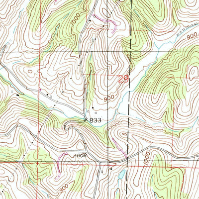 United States Geological Survey Caldwell South, OH (1994, 24000-Scale) digital map