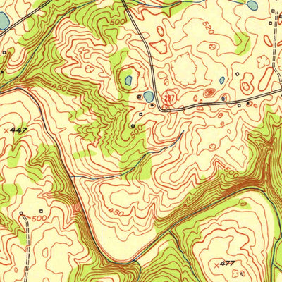 United States Geological Survey Caledonia, KY (1951, 24000-Scale) digital map