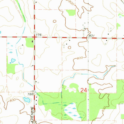 United States Geological Survey Caledonia, MI (1967, 24000-Scale) digital map