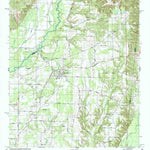 United States Geological Survey Caledonia, MS-AL (1987, 24000-Scale) digital map