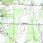 United States Geological Survey Caledonia, MS-AL (1987, 24000-Scale) digital map