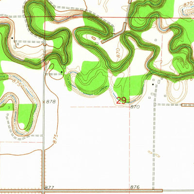 United States Geological Survey Caledonia, ND (1964, 24000-Scale) digital map