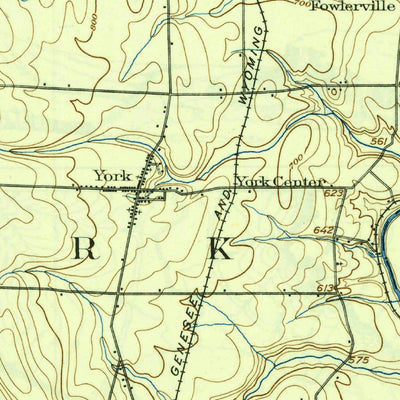 United States Geological Survey Caledonia, NY (1904, 62500-Scale) digital map