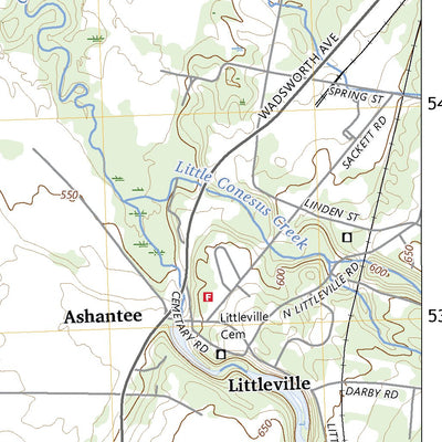 United States Geological Survey Caledonia, NY (2023, 24000-Scale) digital map