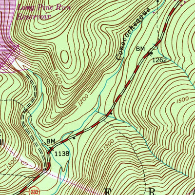 United States Geological Survey Caledonia Park, PA (1944, 24000-Scale) digital map