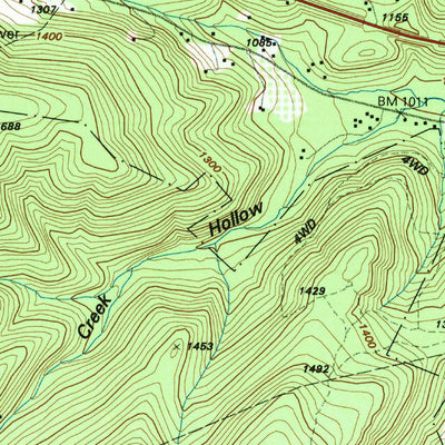 United States Geological Survey Caledonia Park, PA (1990, 24000-Scale) digital map