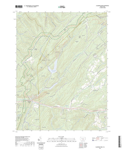 United States Geological Survey Caledonia Park, PA (2023, 24000-Scale) digital map