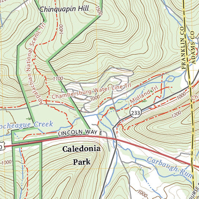 United States Geological Survey Caledonia Park, PA (2023, 24000-Scale) digital map