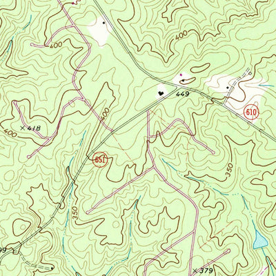 United States Geological Survey Caledonia, VA (1970, 24000-Scale) digital map