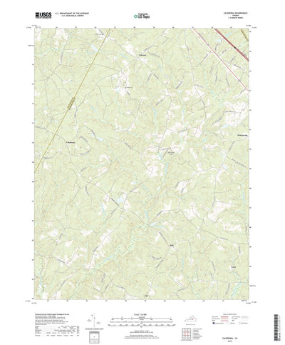 United States Geological Survey Caledonia, VA (2019, 24000-Scale) digital map