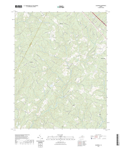United States Geological Survey Caledonia, VA (2022, 24000-Scale) digital map