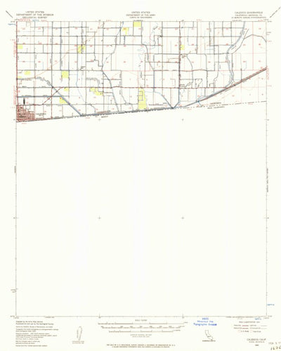 United States Geological Survey Calexico, CA (1940, 62500-Scale) digital map
