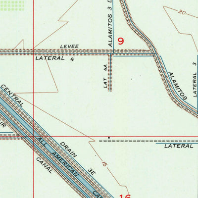 United States Geological Survey Calexico, CA (1957, 24000-Scale) digital map
