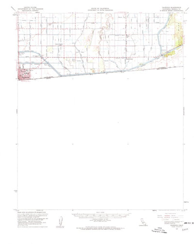 United States Geological Survey Calexico, CA (1957, 62500-Scale) digital map