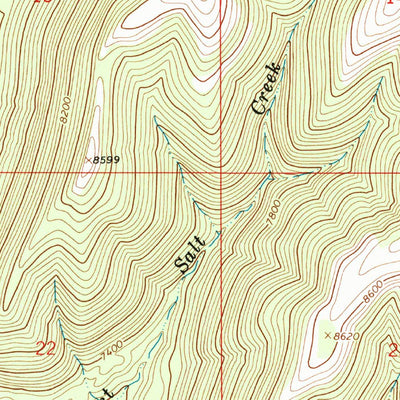 United States Geological Survey Calf Canyon, CO (1964, 24000-Scale) digital map