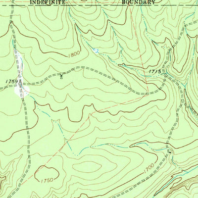 United States Geological Survey Calf Creek, TX (1970, 24000-Scale) digital map