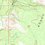 United States Geological Survey Calf Creek, UT (1964, 24000-Scale) digital map