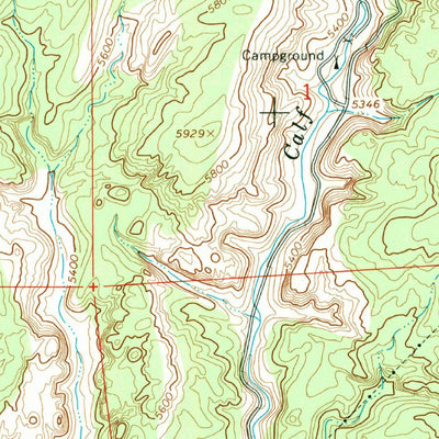 United States Geological Survey Calf Creek, UT (1964, 24000-Scale) digital map