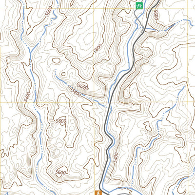 United States Geological Survey Calf Creek, UT (2023, 24000-Scale) digital map