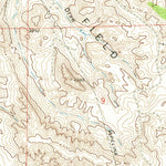 United States Geological Survey Calf Creek, WY (1971, 24000-Scale) digital map