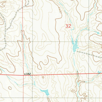 United States Geological Survey Calf Draw, WY (1981, 24000-Scale) digital map