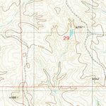United States Geological Survey Calf Draw, WY (1981, 24000-Scale) digital map