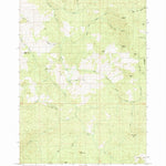 United States Geological Survey Calf Ranch Mountain, OR (1985, 24000-Scale) digital map