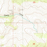 United States Geological Survey Calf Ranch Mountain, OR (1985, 24000-Scale) digital map