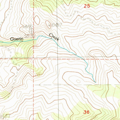 United States Geological Survey Calf Ranch Mountain, OR (1985, 24000-Scale) digital map
