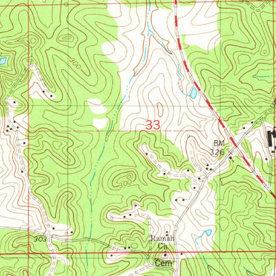 United States Geological Survey Calhoun, AL (1981, 24000-Scale) digital map