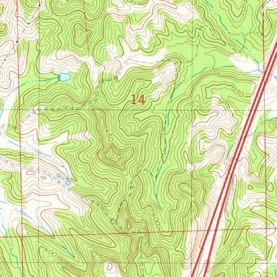 United States Geological Survey Calhoun, AL (1981, 24000-Scale) digital map