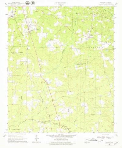 United States Geological Survey Calhoun, AR (1966, 24000-Scale) digital map