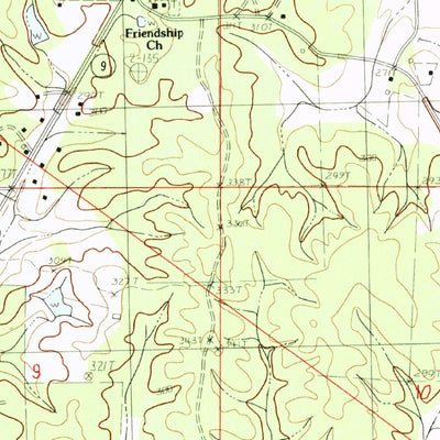 United States Geological Survey Calhoun City, MS (1983, 24000-Scale) digital map