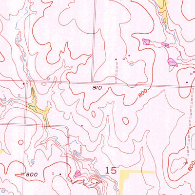 United States Geological Survey Calhoun East, MO (1953, 24000-Scale) digital map