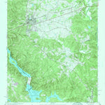 United States Geological Survey Calhoun Falls, SC-GA (1964, 24000-Scale) digital map