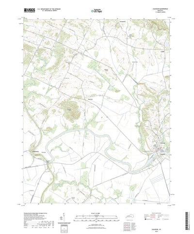 United States Geological Survey Calhoun, KY (2022, 24000-Scale) digital map