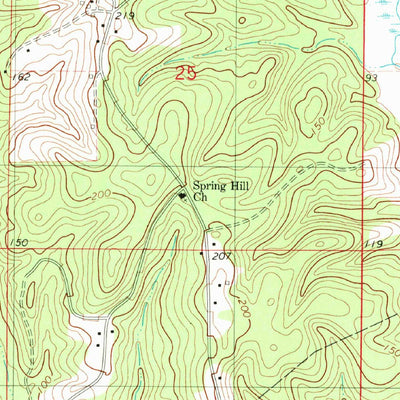 United States Geological Survey Calhoun, LA (1982, 24000-Scale) digital map