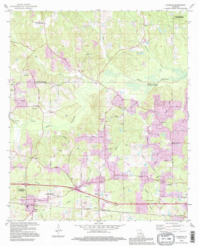 United States Geological Survey Calhoun, LA (1994, 24000-Scale) digital map