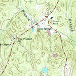 United States Geological Survey Calhoun NE, GA (1972, 24000-Scale) digital map