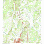 United States Geological Survey Calhoun North, GA (1972, 24000-Scale) digital map