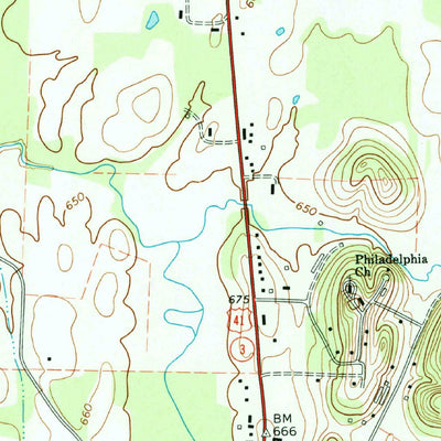 United States Geological Survey Calhoun South, GA (1972, 24000-Scale) digital map