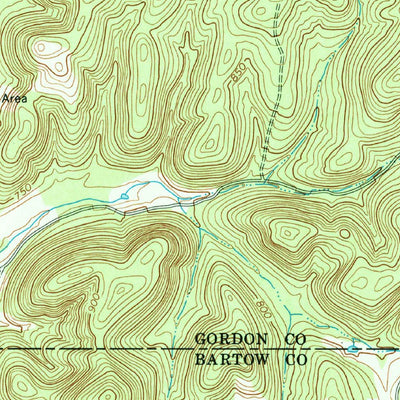 United States Geological Survey Calhoun South, GA (1972, 24000-Scale) digital map