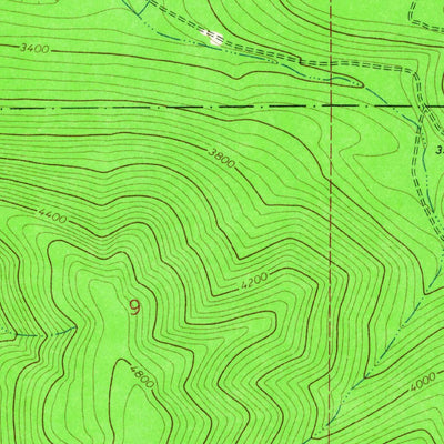 United States Geological Survey Calico Creek, MT (1964, 24000-Scale) digital map