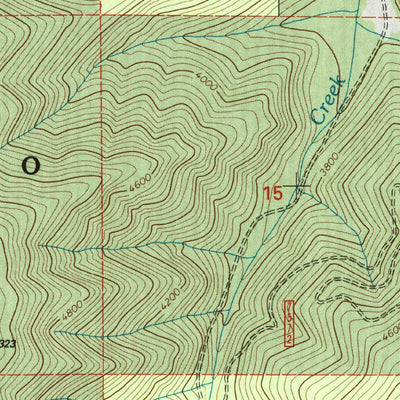 United States Geological Survey Calico Creek, MT (1999, 24000-Scale) digital map