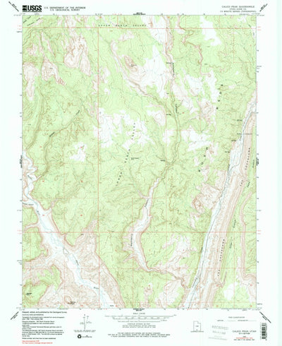 United States Geological Survey Calico Peak, UT (1964, 24000-Scale) digital map