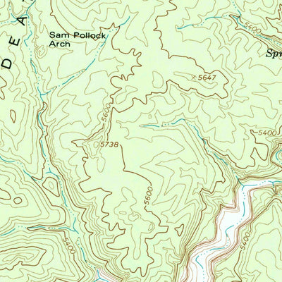 United States Geological Survey Calico Peak, UT (1964, 24000-Scale) digital map