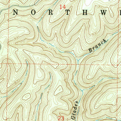 United States Geological Survey Calico Rock, AR (1964, 24000-Scale) digital map