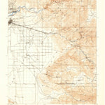 United States Geological Survey Caliente, CA (1914, 125000-Scale) digital map